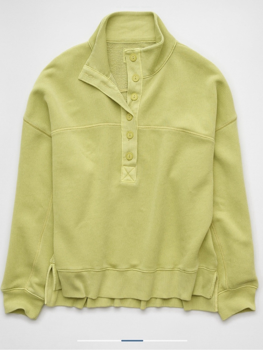 Aerie Big Hug Henley Sweatshirt
